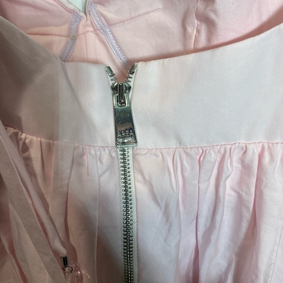 AREA Crystal Trim Poplin Mini Dress size 4 - Picture 6 of 12